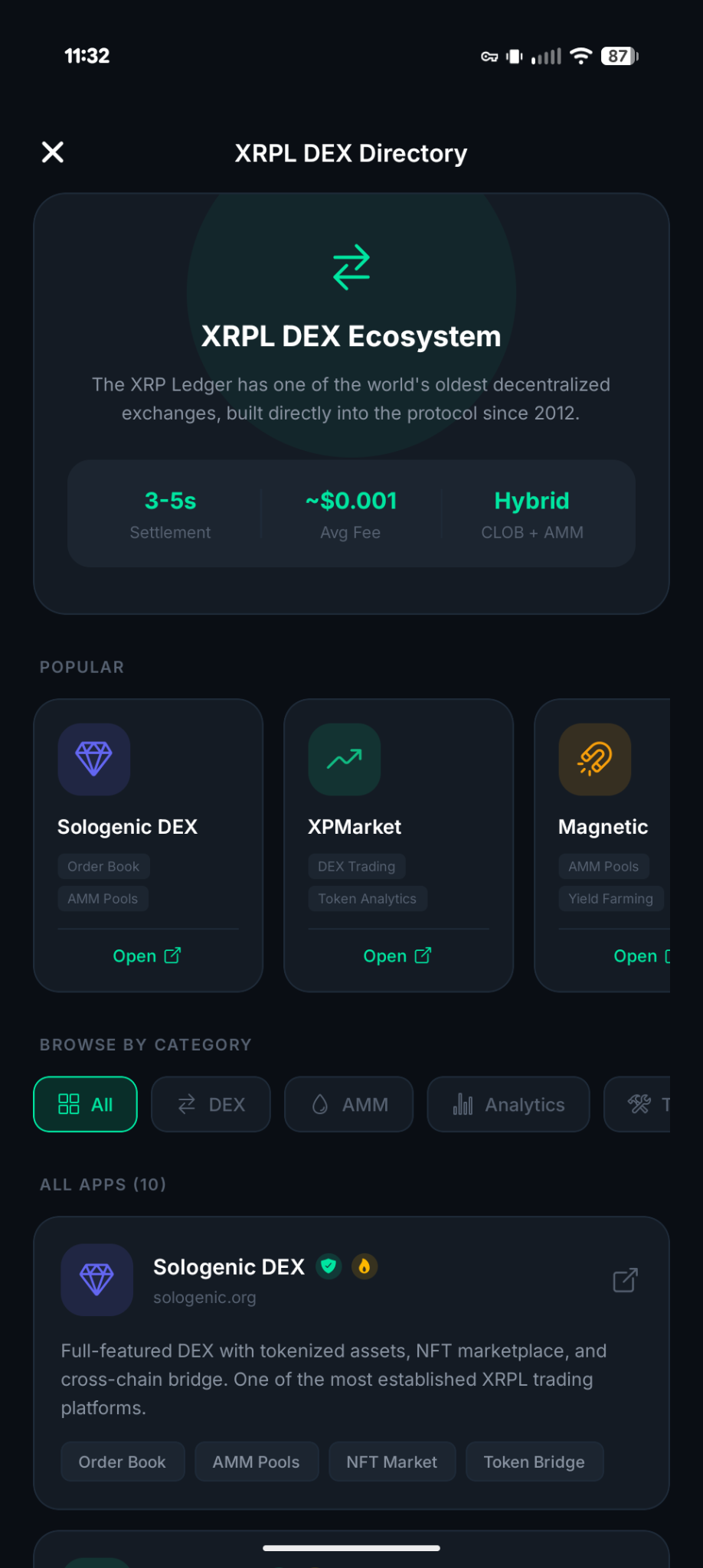 DEX Directory