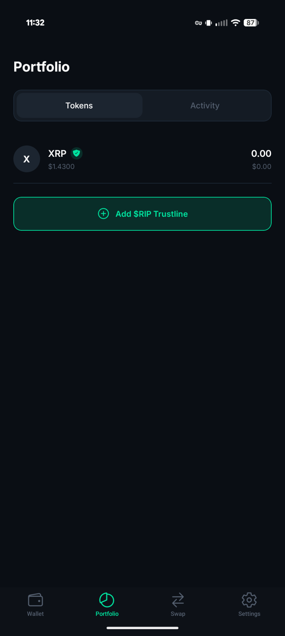 Portfolio & Tokens