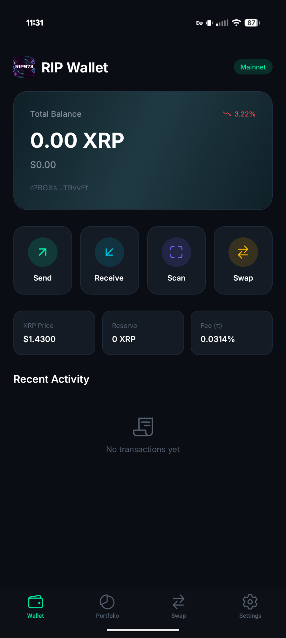 Wallet Dashboard